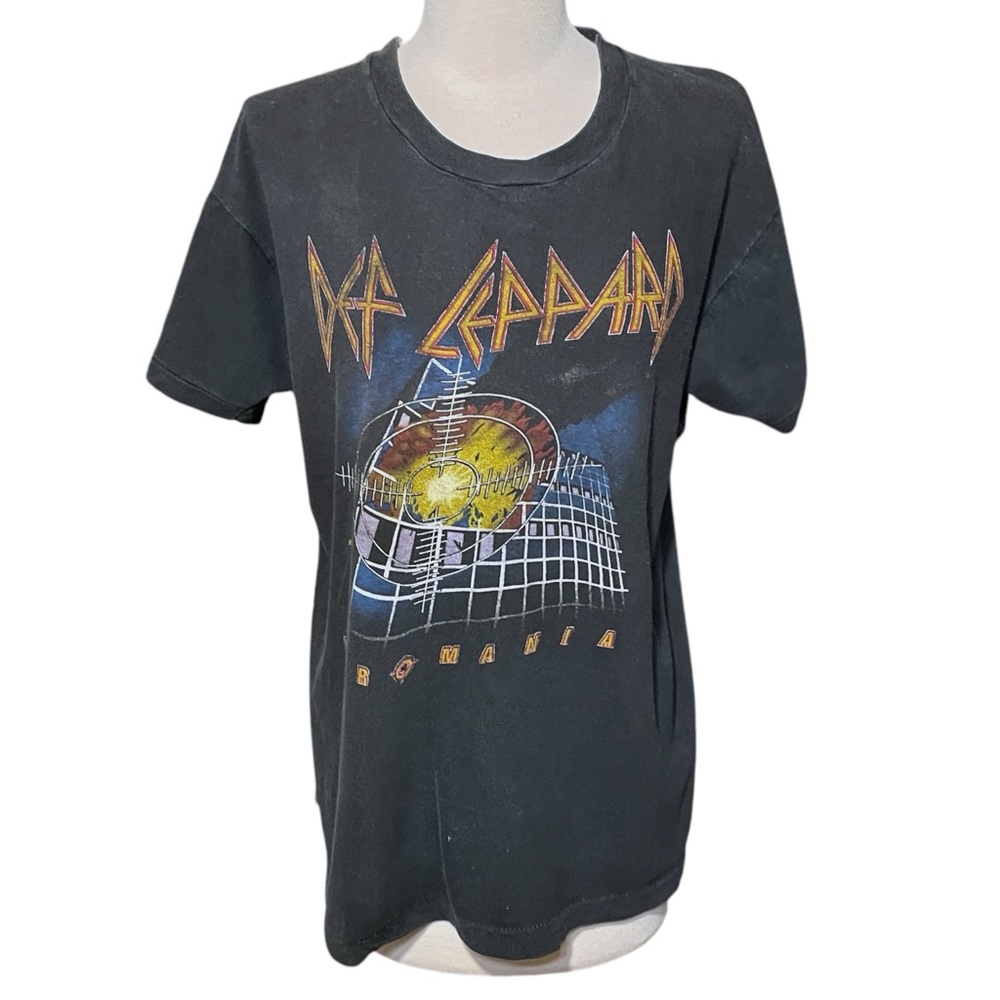 Vintage Def Leppard Shirt Pyromania Rock Till You Drop Tour 1983 Tour - Picture 4 of 13